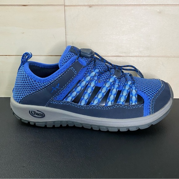 Chaco Other - Chaco Outcross 2 Blue Grey Kid's Youth Size 2 Shoes Slip-Ons Water Shoes Sandals